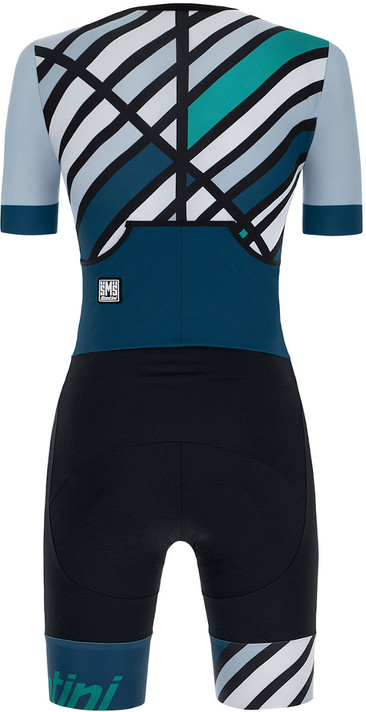Santini Redux Raggio Womens SS Aero Tri-Suit Teal