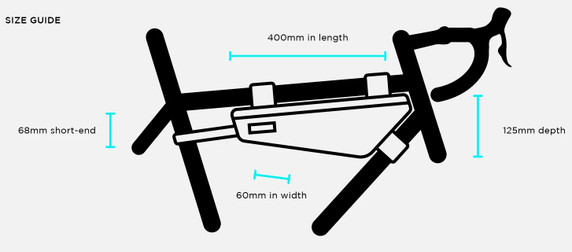 Restrap 3.5L Medium Frame Bag Black