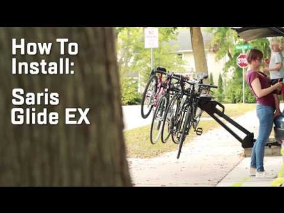 Saris Glide EX 2 Bike Hitch Mounted Bike Carrier