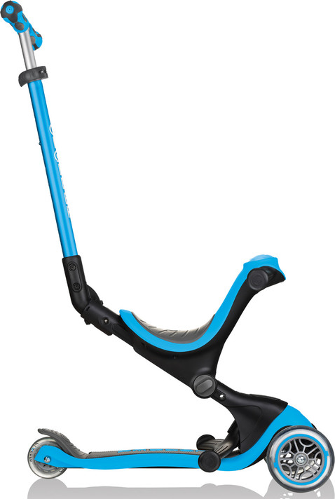 Globber Go Up Deluxe Convertible Ride On Scooter Sky Blue