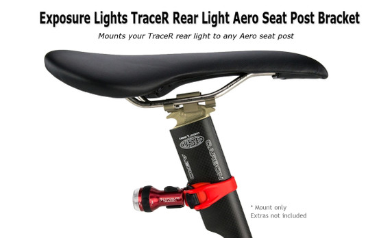 Exposure Lights Aero Seat Post Bracket for TraceR Rear Light