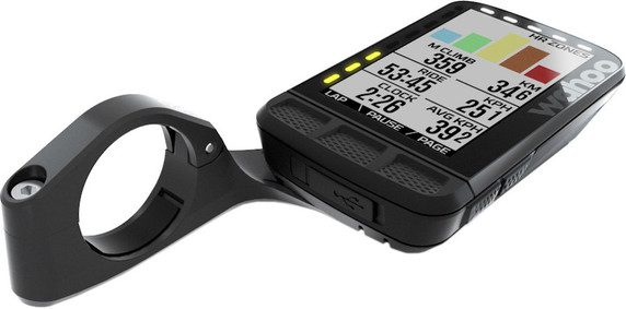 Wahoo ELEMNT ROAM GPS Bike Computer Bundle (includes TICKR Stealth)