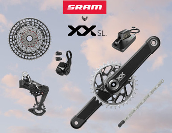 SRAM XX-SL Eagle AXS Transmission DUB MTB Groupset Lunar Black SRAM XX-SL Eagle AXS Transmission DUB MTB Groupset Lunar Black