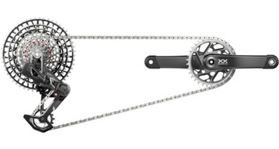 SRAM XX-SL Eagle AXS Transmission DUB MTB Groupset Lunar Black SRAM XX-SL Eagle AXS Transmission DUB MTB Groupset Lunar Black