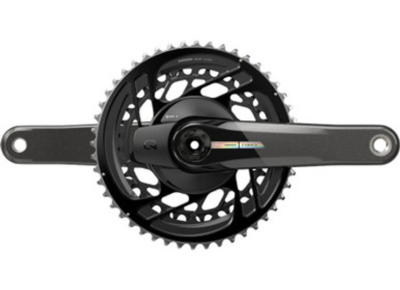 SRAM Force AXS D2 50/37T Power Meter Crankset Grey w/Laser Foil SRAM Force AXS D2 50/37T Power Meter Crankset Grey w/Laser Foil