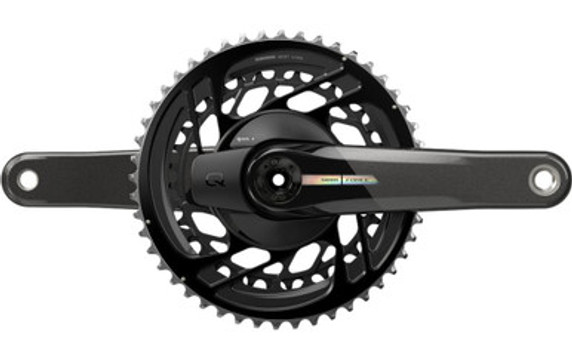SRAM Force AXS D2 48/35T Power Meter Crankset Grey w/Laser Foil SRAM Force AXS D2 48/35T Power Meter Crankset Grey w/Laser Foil