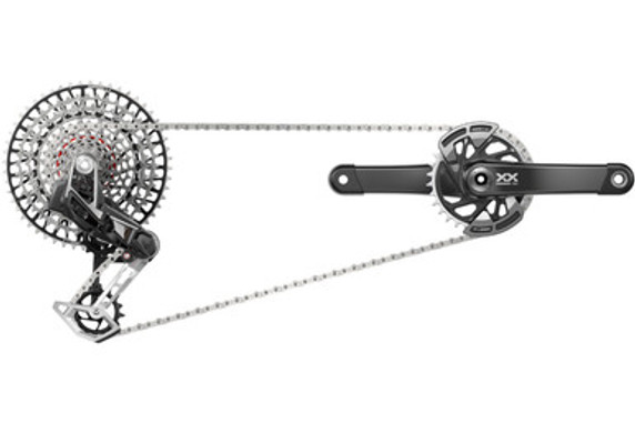 SRAM XX Eagle AXS Transmission DUB MTB Groupset Lunar Black SRAM XX Eagle AXS Transmission DUB MTB Groupset Lunar Black
