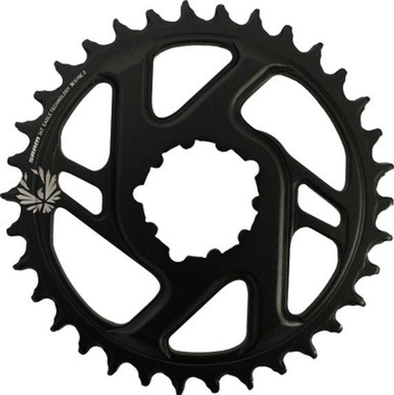 SRAM Eagle X-Sync 2 12s Direct Mount 6mm Offset Chainring Black SRAM Eagle X-Sync 2 12s Direct Mount 6mm Offset Chainring Black