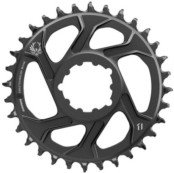 SRAM Eagle X-Sync 2 SL Direct Mount 6mm Offset Chainring Black SRAM Eagle X-Sync 2 SL Direct Mount 6mm Offset Chainring Black