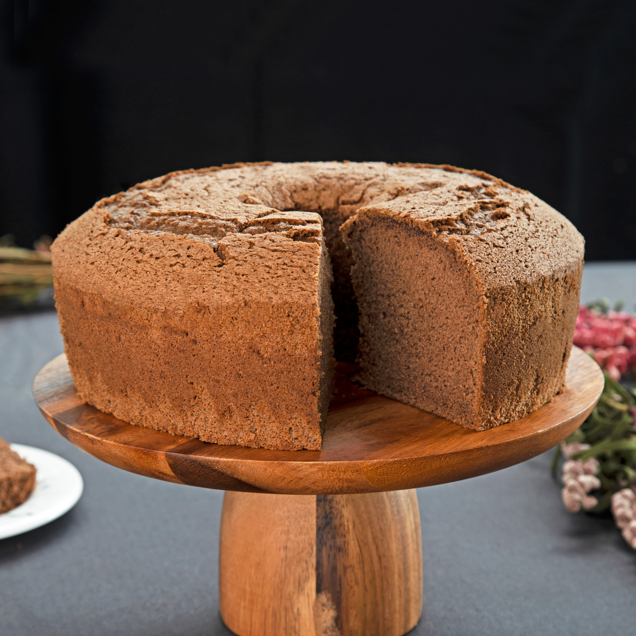 Chocolate raspberry chiffon cake - Savoring Spoon — Savoring Spoon