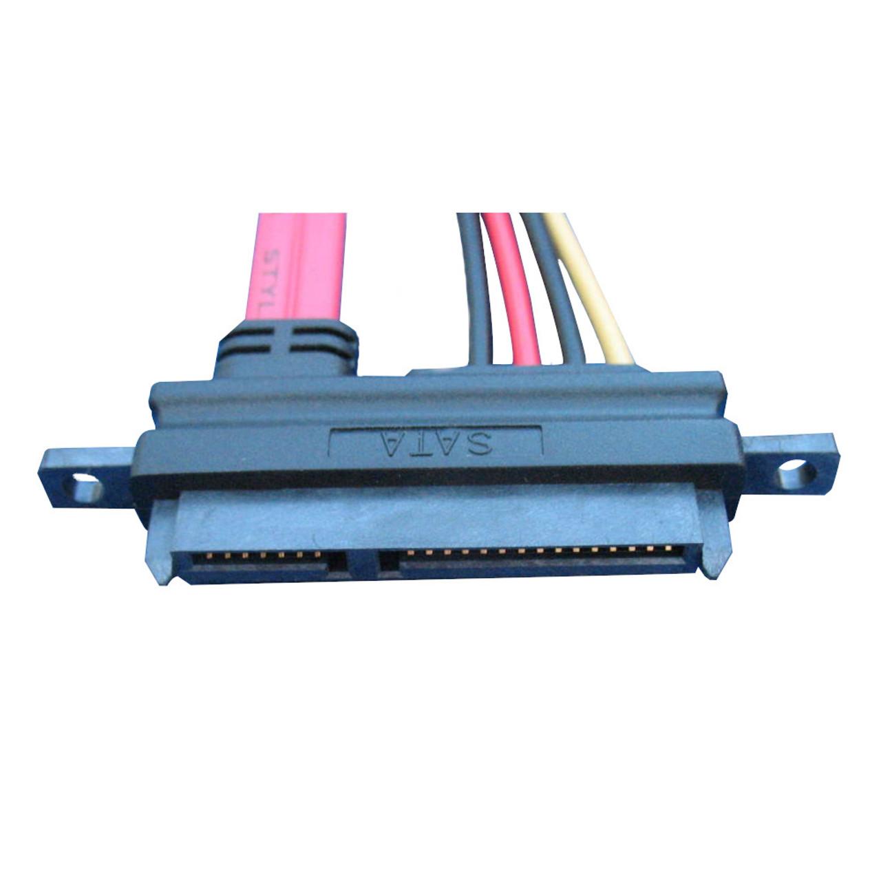 SATA Power Cable with Dual right angle SATA plug crimping type connector