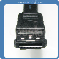 ESATA to ESATA 8 INCHES - ESATA-ESATA-BLK-08I ESATA