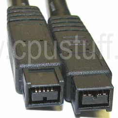 IEEE-1394b FireWire 800 9pin-to-9pin Cable 6 feet IE9499-6MP