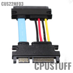 SATA 7+15 (22 Pin) SATA Male to Female M/F Data Power Transfer Extension Cable