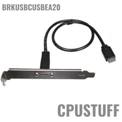 20 inch USB C with pci bracket to USB E key a