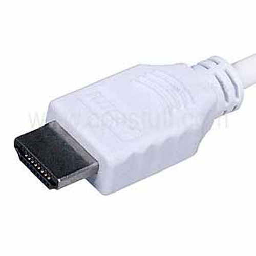 Mini DisplayPort Male to HDMI Male 32AWG Cable (Gold Plated Connectors) - 10ft