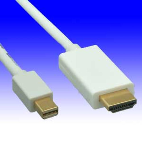 Mini DisplayPort Male to HDMI Male 32AWG Cable  - 15ft