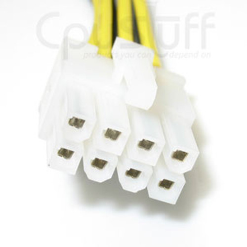 8-Pin PCIe Adapter Power Cable to 2x Molex Power 4 pin male.