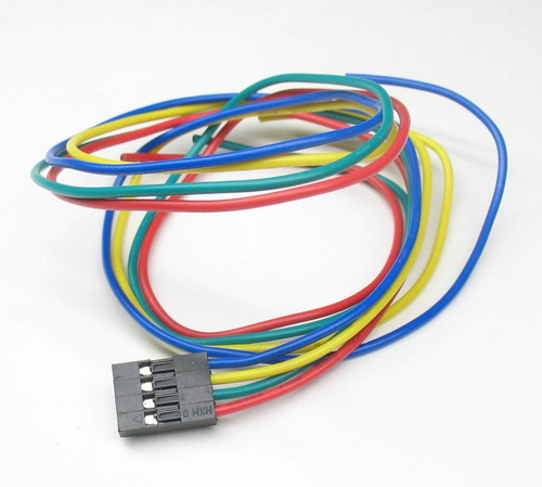 rainbow cable 16 inches 2.54 mm  0.1" connector 22 awg