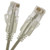 1 Ft Cat6 UTP Slim Ethernet Network Booted Cable Gray
