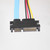 4.7 inch 22 pin female with panel mount to male without panel mount SATA cable