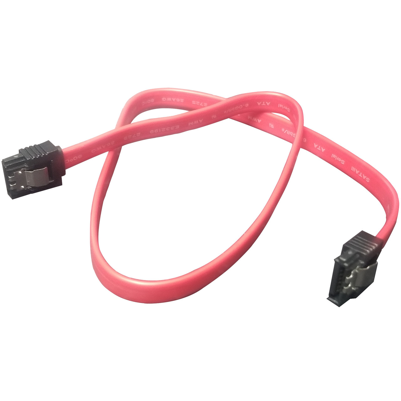 22 SATA panel mount cable with mounting holes 18 inches