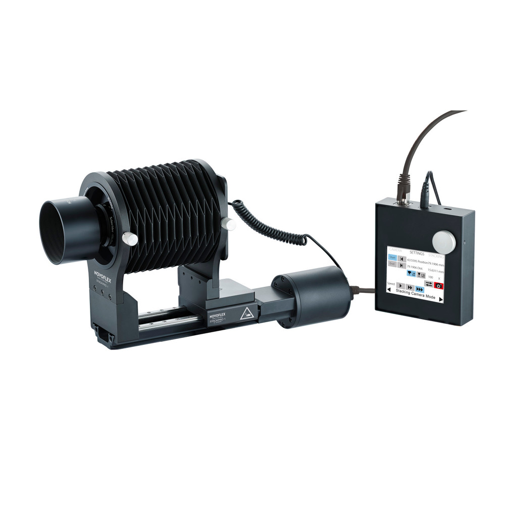 NOVOFLEX Auto Stacking System for Phaseone IQ 3 and 4, Schneider Kreuznach Pyrite 4.5/90