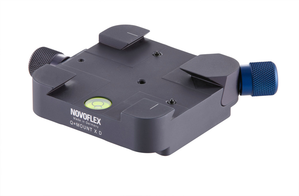 Q-Mount Double Cross-Clamping Quick Release Base without Plate Q-Mount Double Cross-Clamping Quick Release Base without Plate
