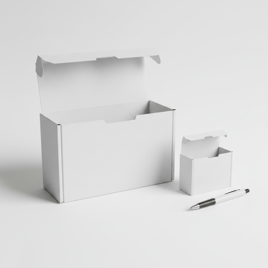 White Mailer Box Custom Size
