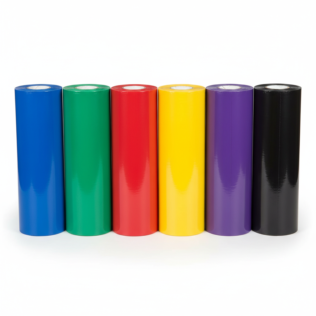 Colored Stretch Film 18in 1000ft