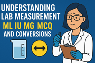 Understanding Lab Measurement M L Iu Mg Mcq And Conversions