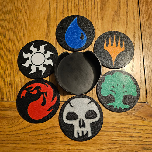 Custom 3D Printed Coasters  