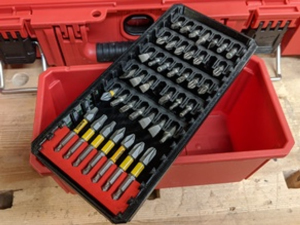 Milwaukee Packout Organiser Insert Trays For Dewalt Bit Holders