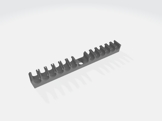 Cat 5 & Cat 6 Screw On Cable Comb / Organiser / Clips(Pack of 10)