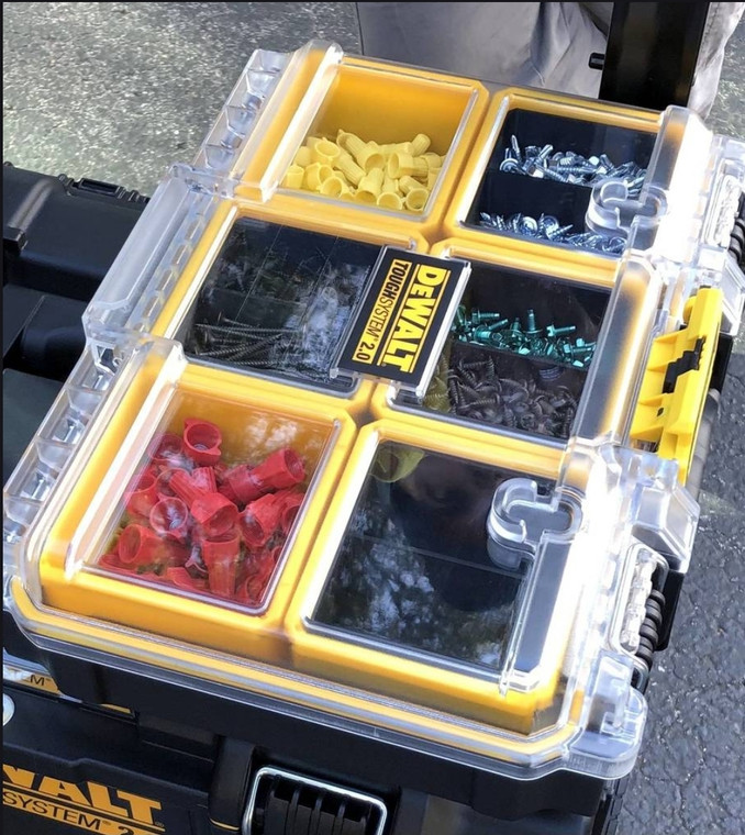 Dewalt Toughsystem 2.0 Organiser Insert Nesting Bins and Dividers