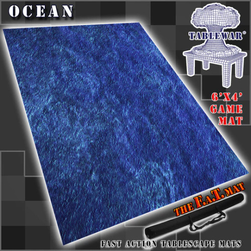 6x4 'Ocean' F.A.T. Mat Gaming Mat 6x4 'Ocean' F.A.T. Mat Gaming Mat