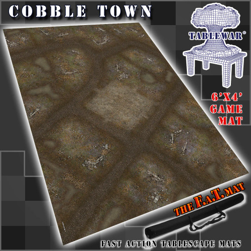6x4 'Cobble Town' F.A.T. Mat Gaming Mat 6x4 'Cobble Town' F.A.T. Mat Gaming Mat