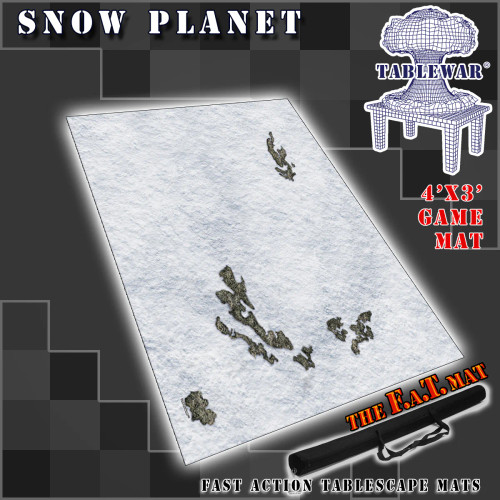 4x3 'Snow Planet' F.A.T. Mat Gaming Mat