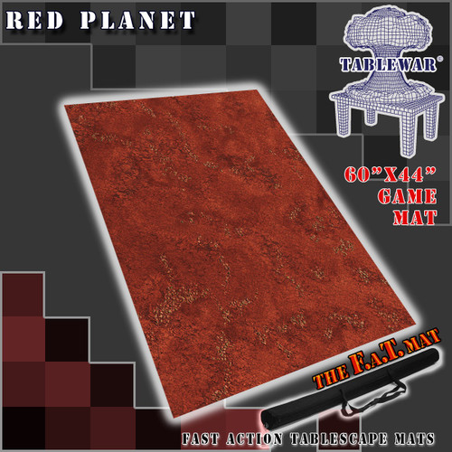 60x44" 'Red Planet' F.A.T. Mat Gaming Mat