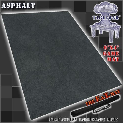 6x4 'Asphalt' F.A.T. Mat Gaming Mat