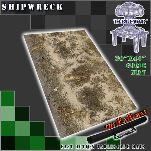 30x44" 'Shipwreck' F.A.T. Mat Gaming Mat