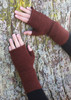 Possum Merino Plain Fingerless Mittens