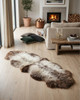 Natural Colour Double Sheepskin Rug