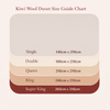 100% NZ Wool Duvet 500gsm