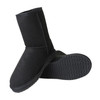 Midcalf sheepskin boots in black color, classic design, also popularly known as Ugg boots.
