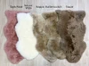 Custom Rectangular Sheepskin Rug