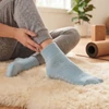 Merino Wool Slipper Sock with Non-Slip Sole