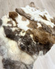 Undyed Natural Long Wool Sheepskin Rug