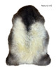 Undyed Natural Long Wool Sheepskin Rug