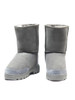 Robbie Short Sheepskin Boots - Grey